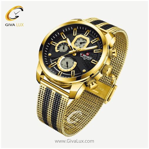 ساعت مچی مردانه بند فلزی مشکی طلایی فول تایم ناوی فورس مدل 9211 Square_Template (3).jpg